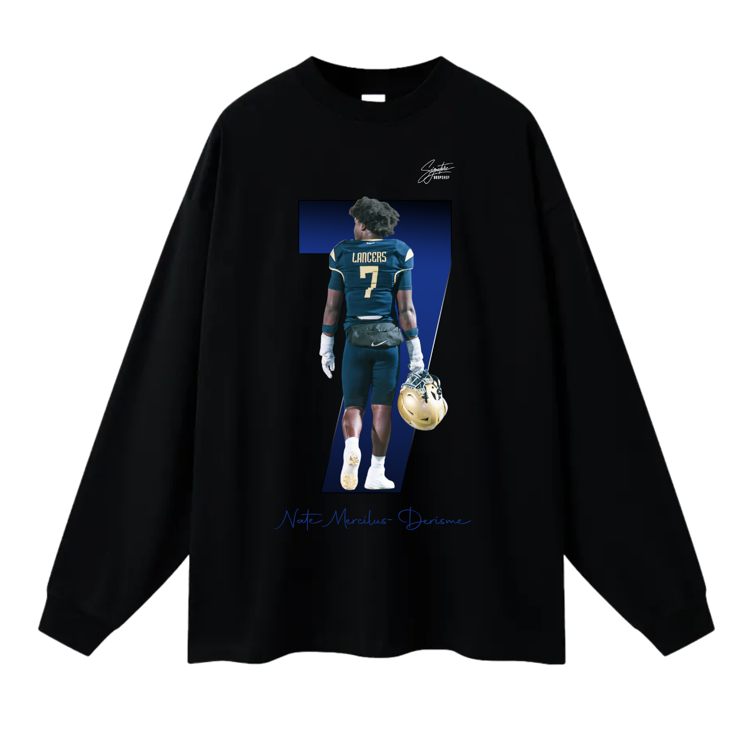 Nate Mercilus Derisme Long Sleeve Tee