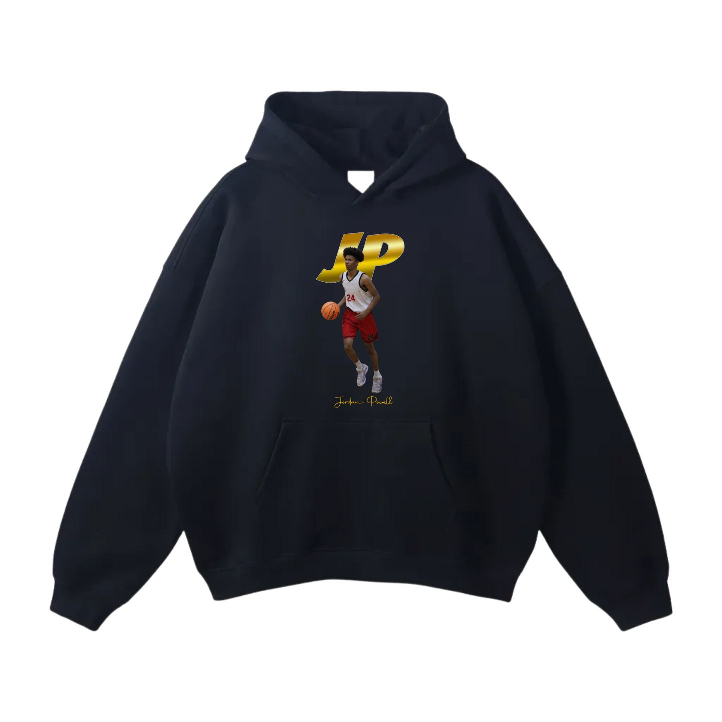 Jordan Powell Oversize Fleeced Hoodie