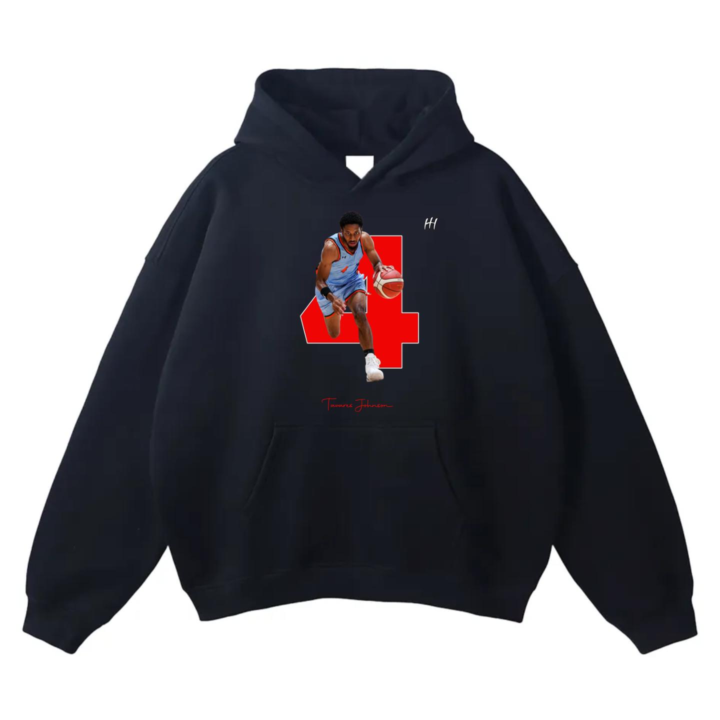 Tavares Johnson Oversize Fleeced Hoodie