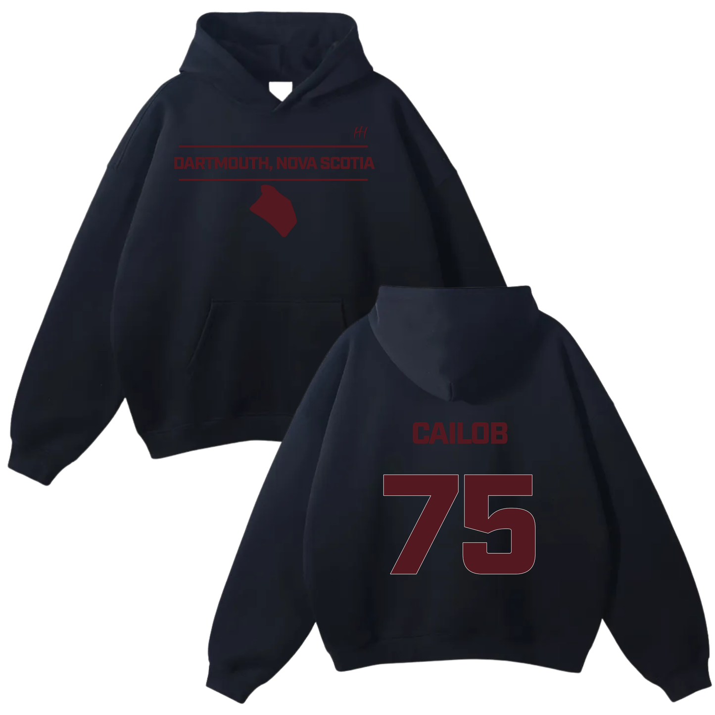 Cailob Allaby Oversize Fleeced Hoodie