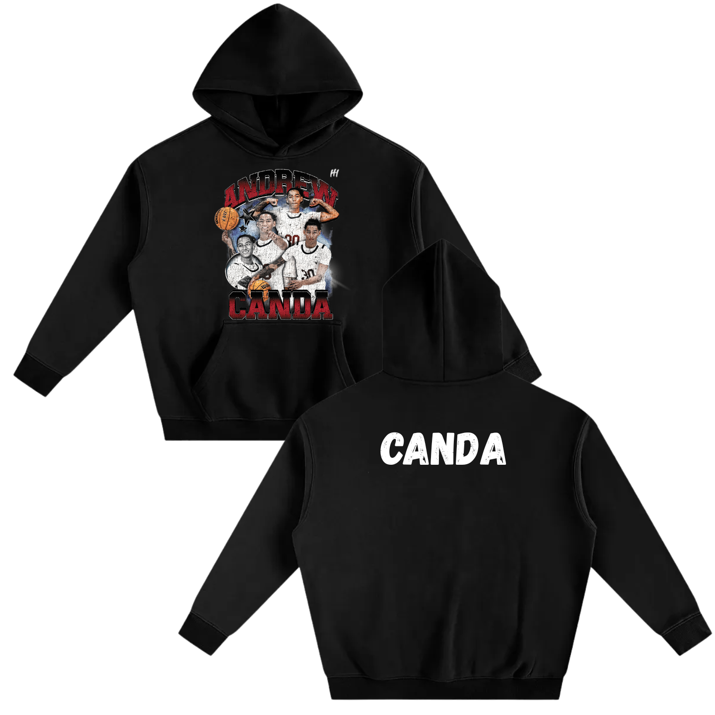 Andrew Canda Oversize Fleeced Hoodie