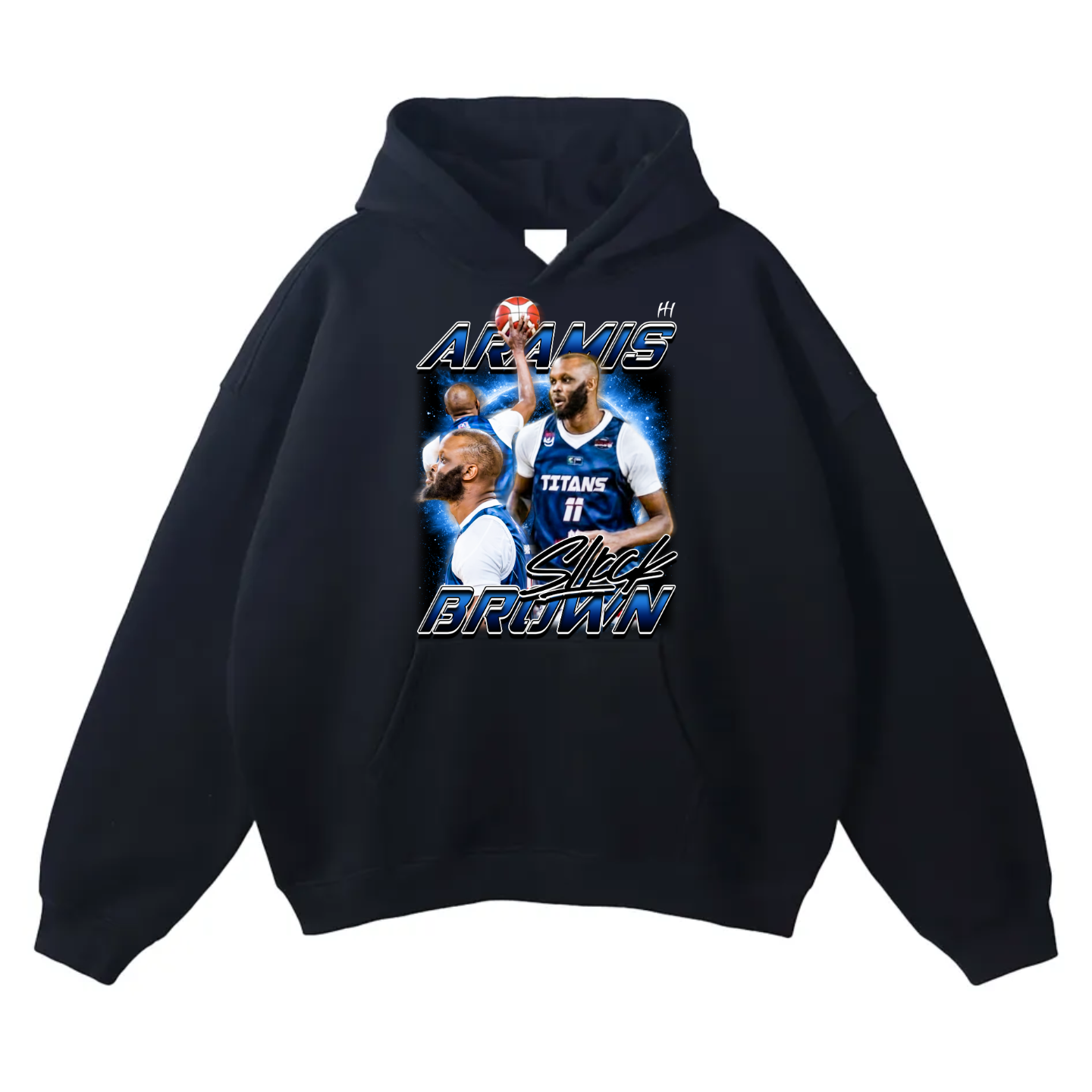 Aramis Brown Oversize Fleeced Hoodie