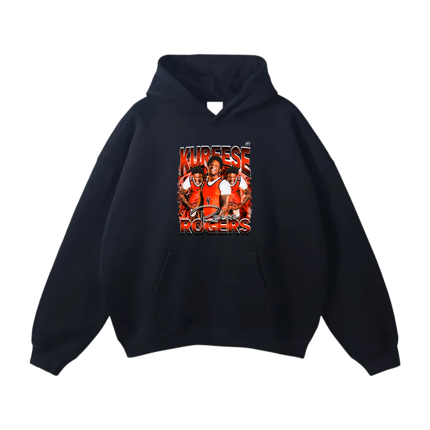 Kureese Rogers Oversize Fleeced Hoodie