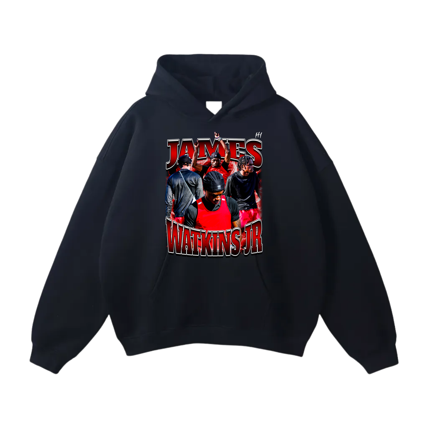 James Wakins Jr Oversize Fleeced Hoodie