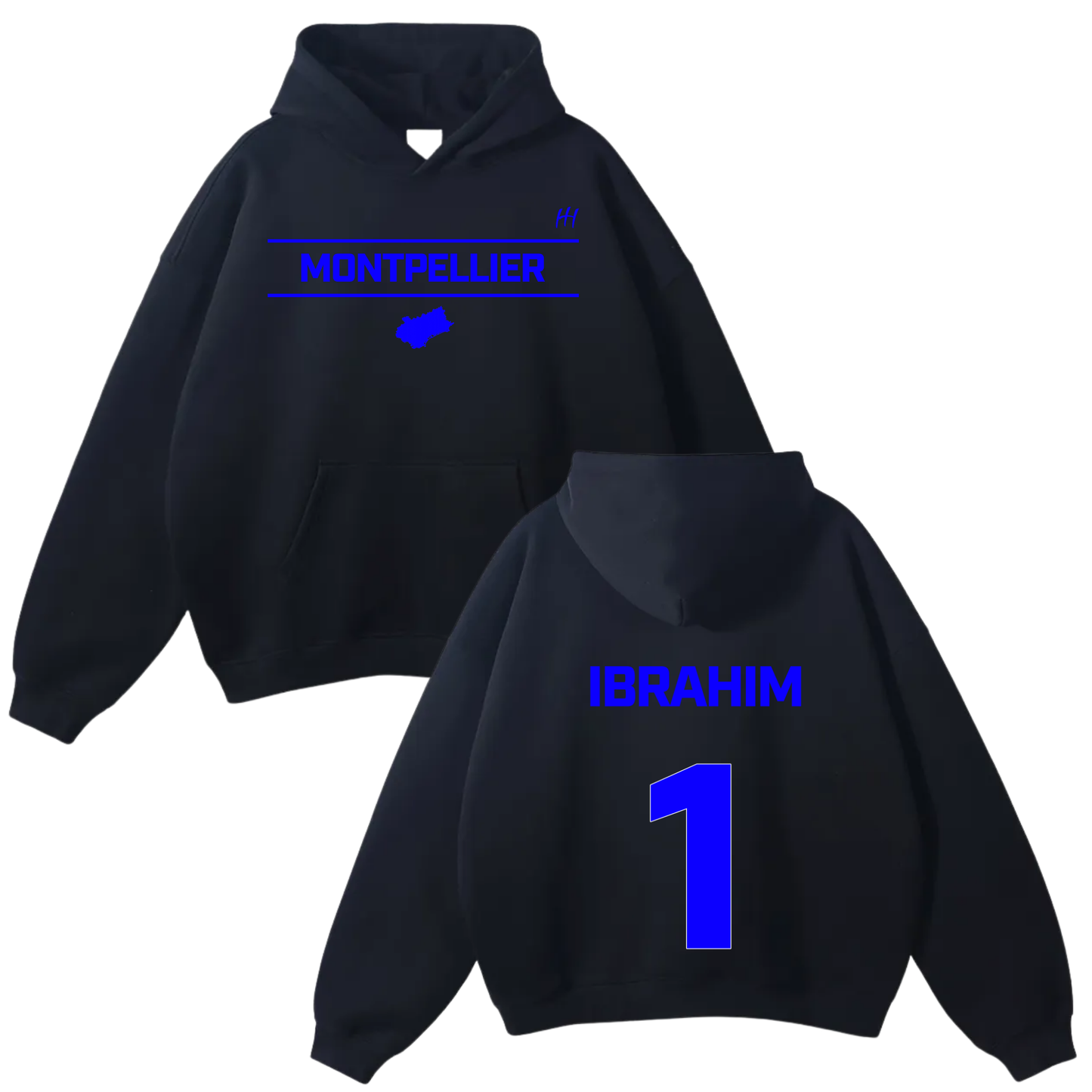 Ibrahim Mboup Oversize Fleeced Hoodie