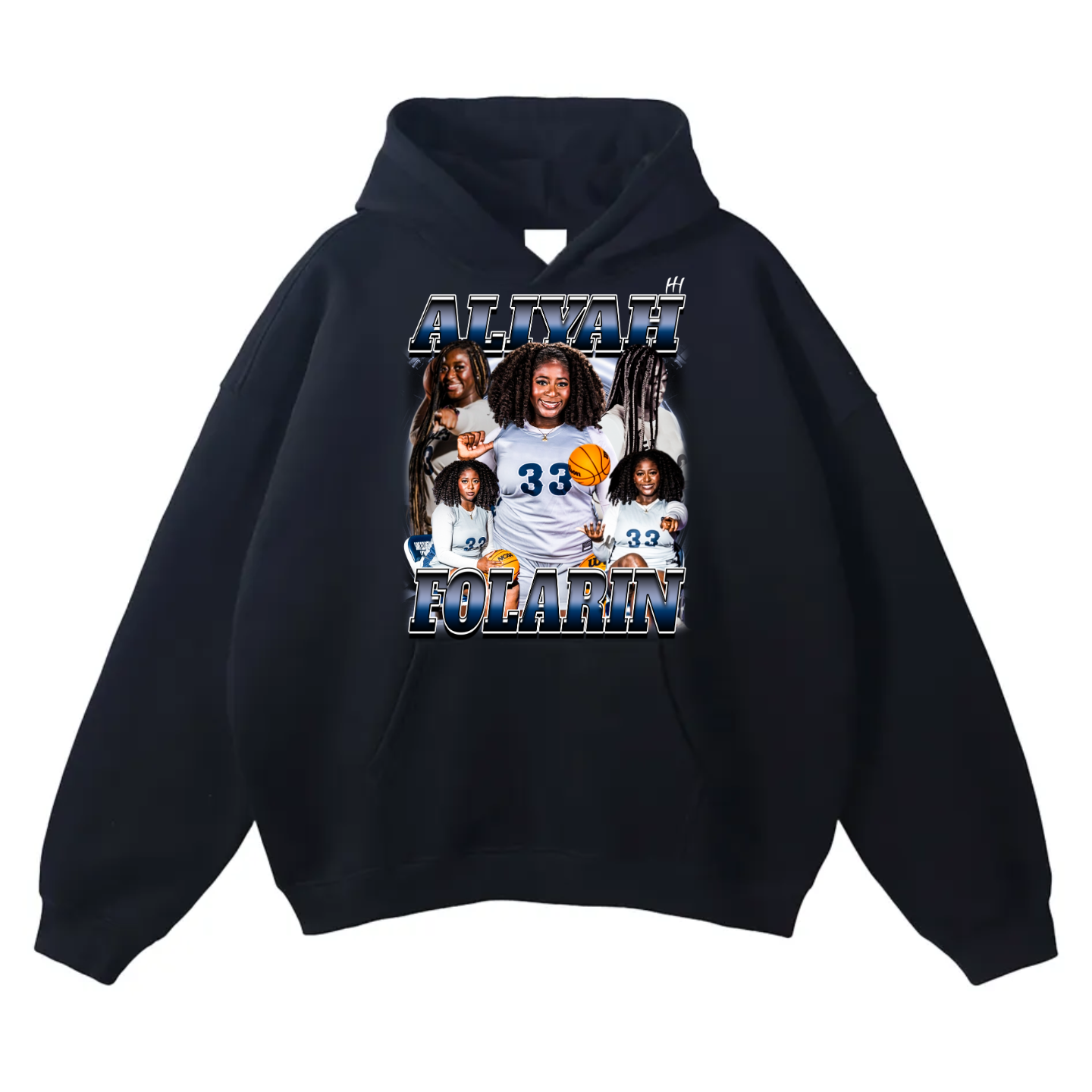 Aliyah Folarin Oversize Fleeced Hoodie