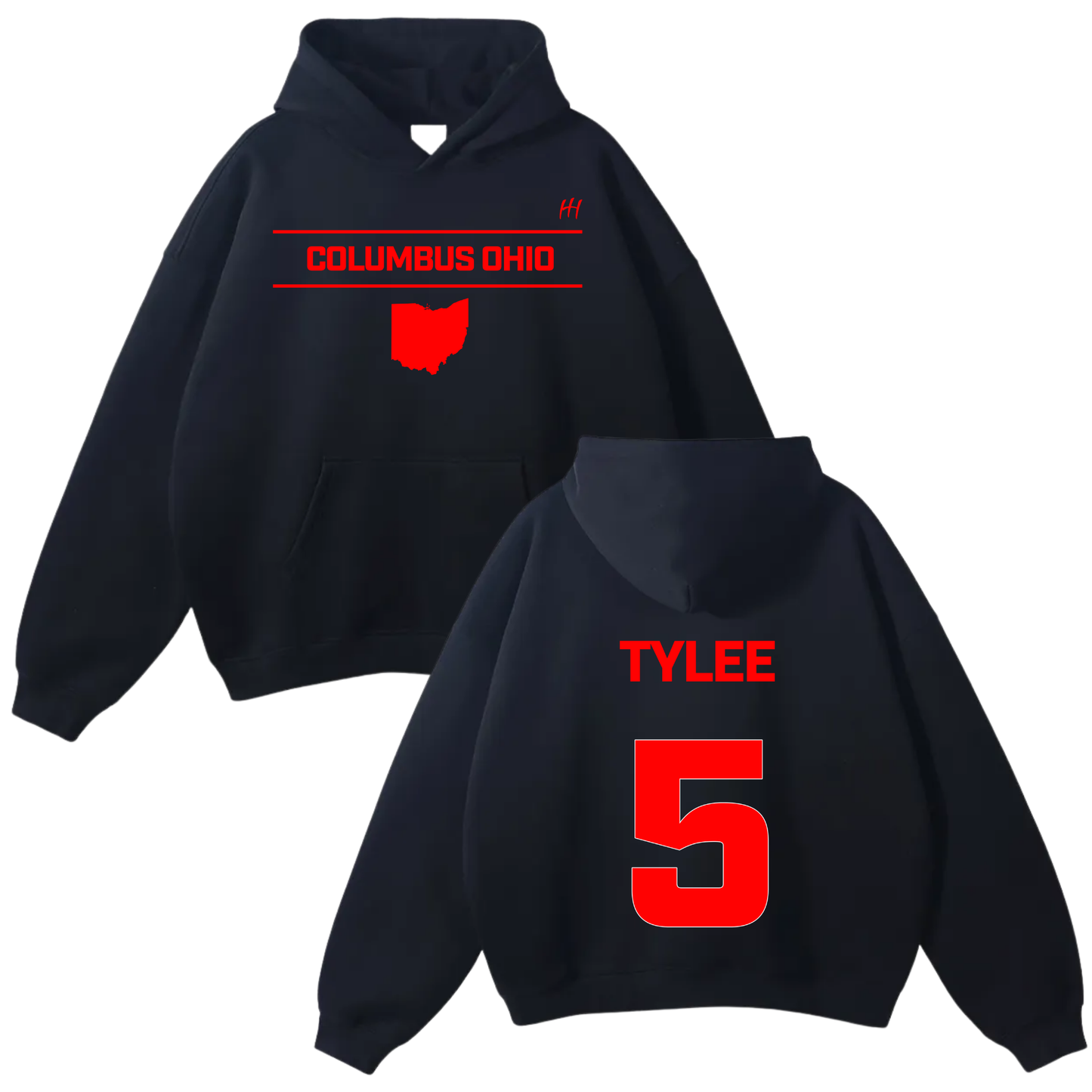 Tylee Johnson Oversize Fleeced Hoodie