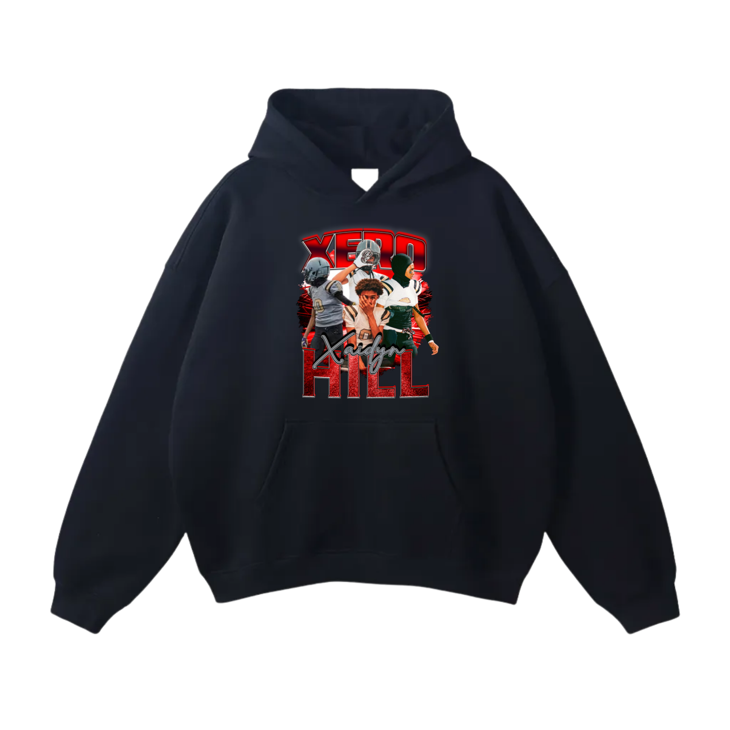Xaidyn Hill Oversize Fleeced Hoodie