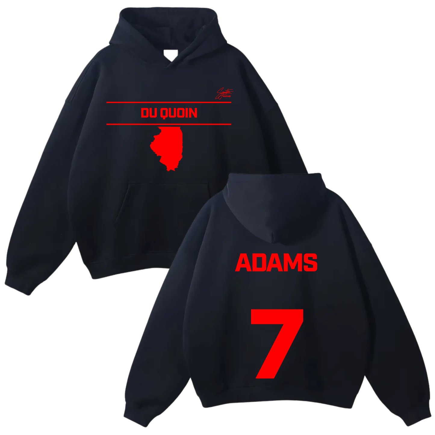 Aiden Adams Oversize Fleeced Hoodie