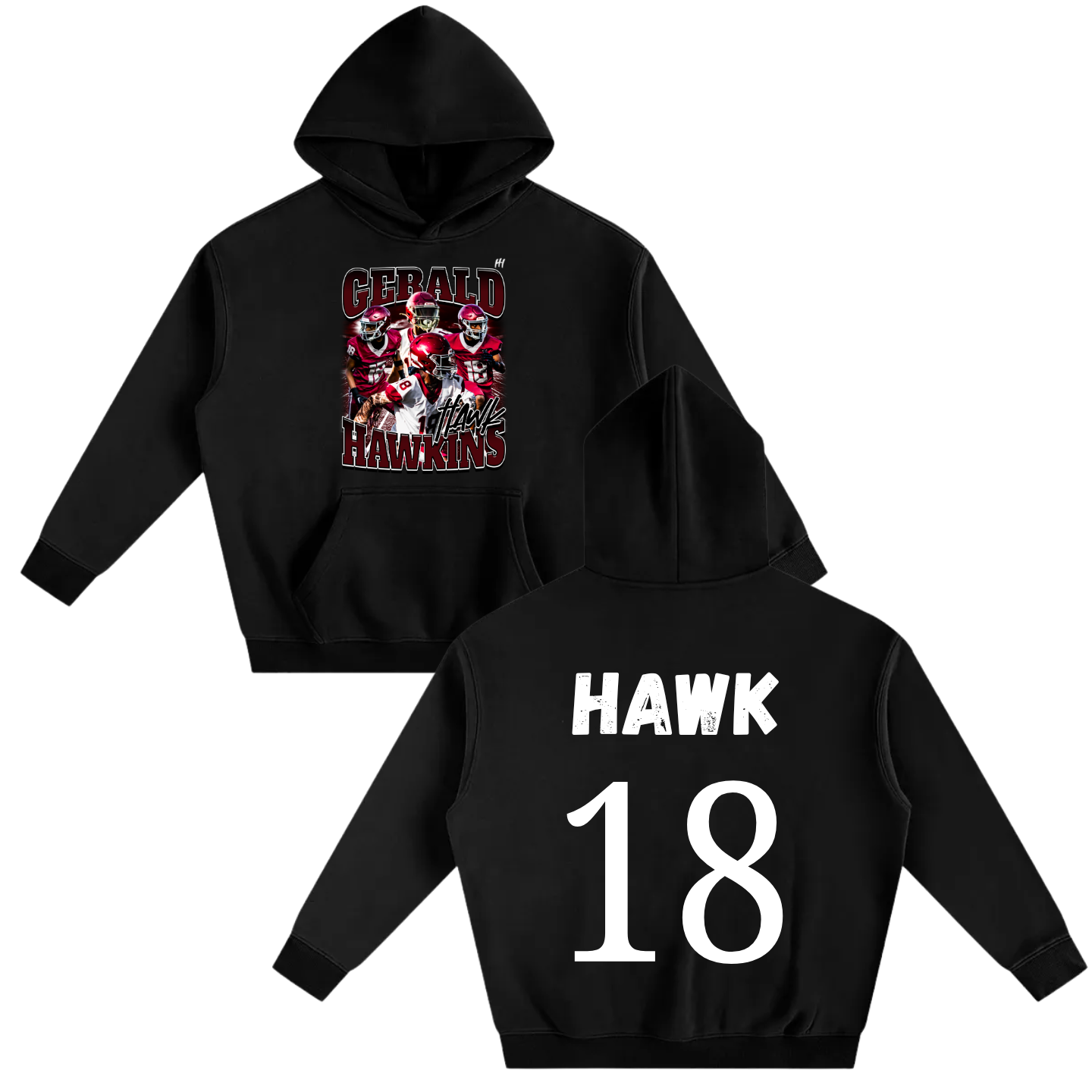 Gerald Hawkins Oversize Fleeced Hoodie
