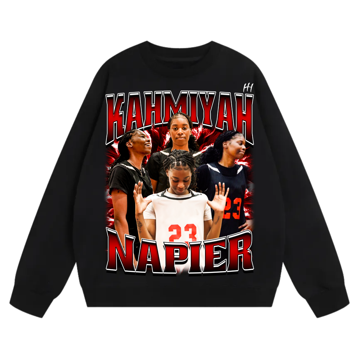 Kahmiyah Napier Heavyweight Crewneck Sweatshirt
