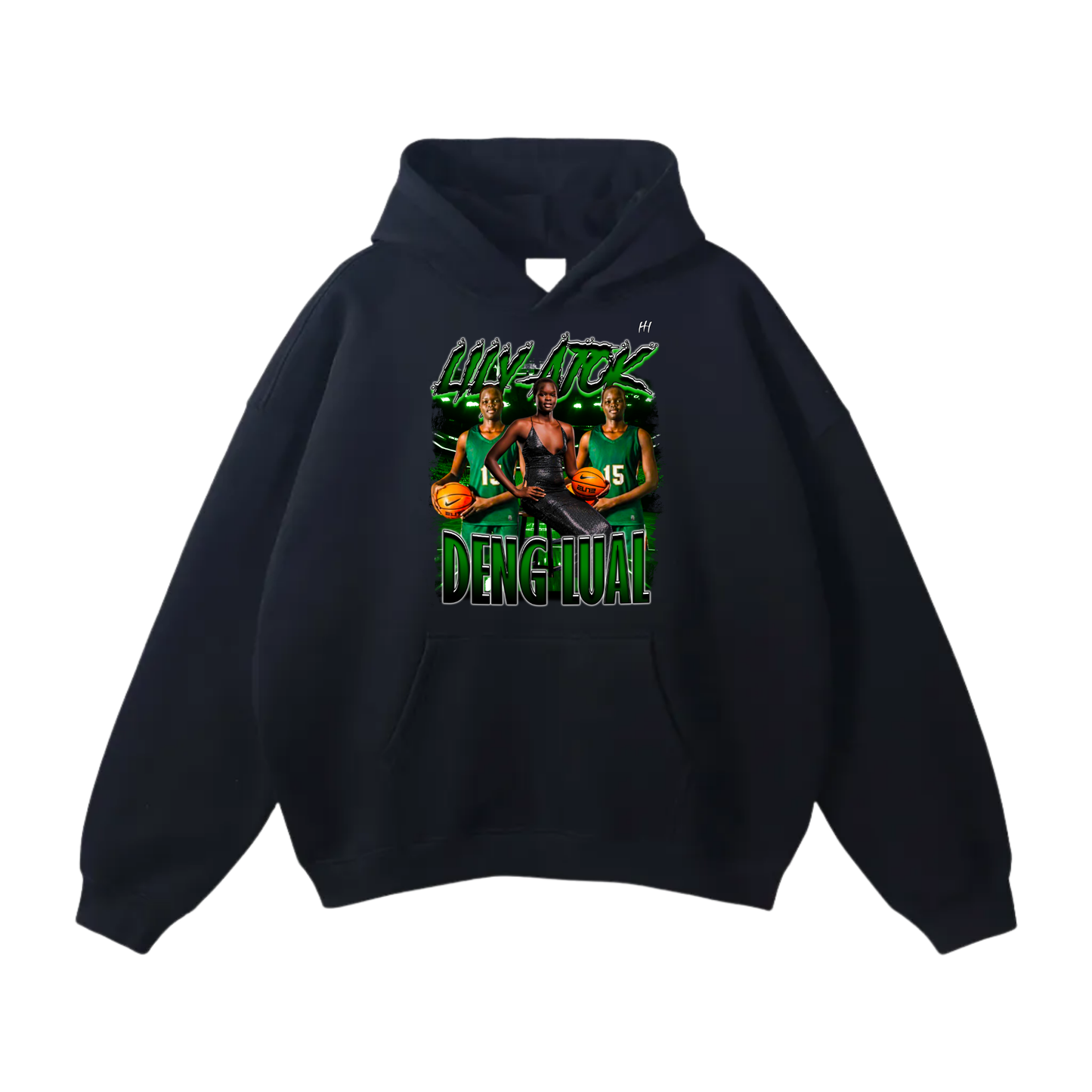 Lily Ajok Deng Lual Oversize Fleeced Hoodie