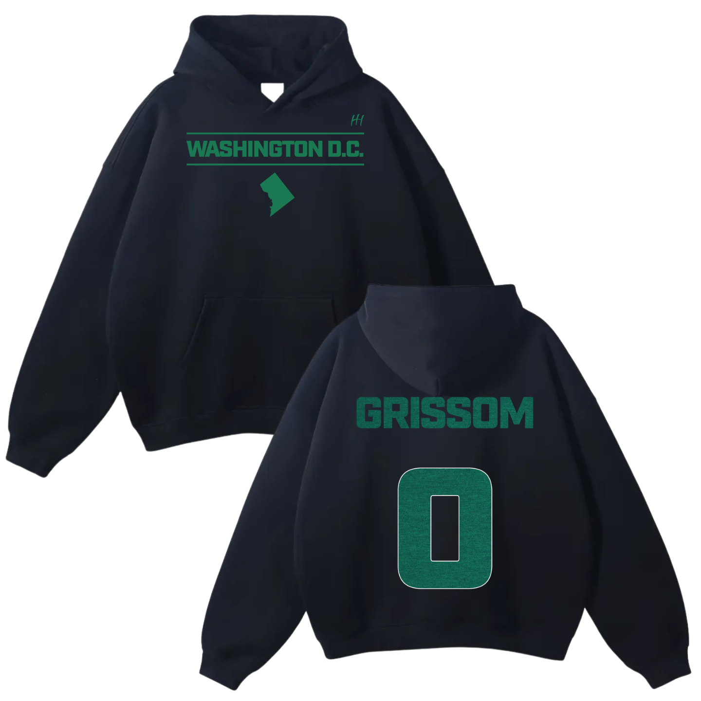 Jeremiah Grissom  Oversize Fleeced Hoodie