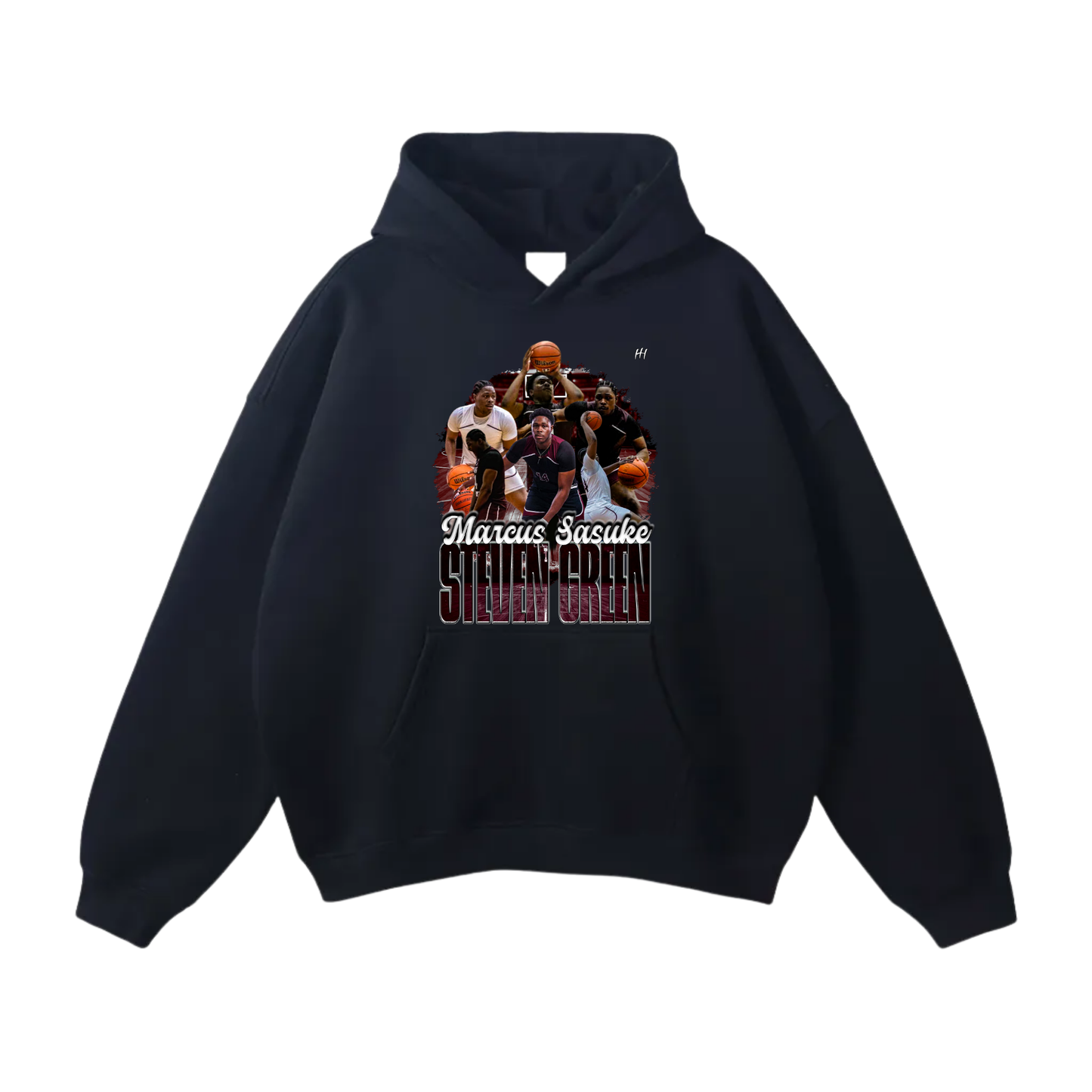 Marcus Sasuke-Steven Green Oversize Fleeced Hoodie