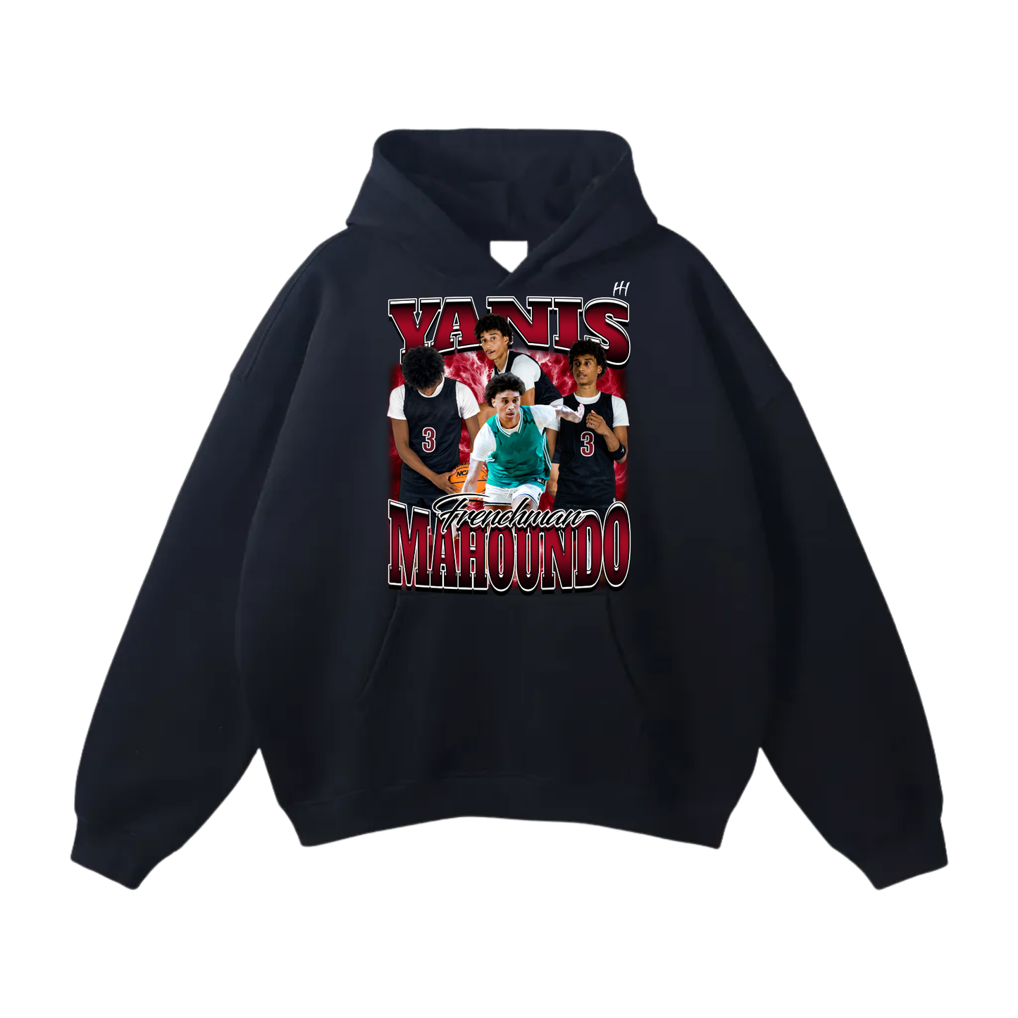 Yanis Mahoundo Oversize Fleeced Hoodie
