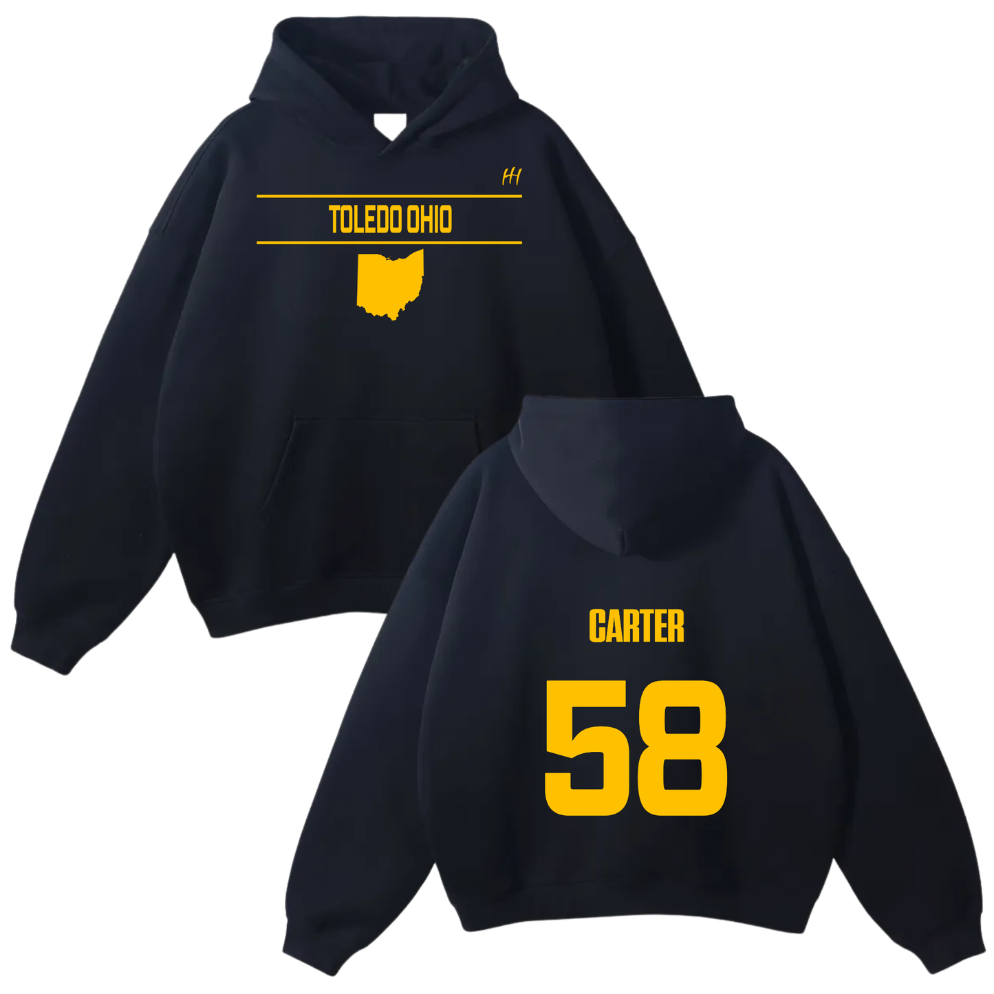 Carter Baldwin Oversize Fleeced Hoodie