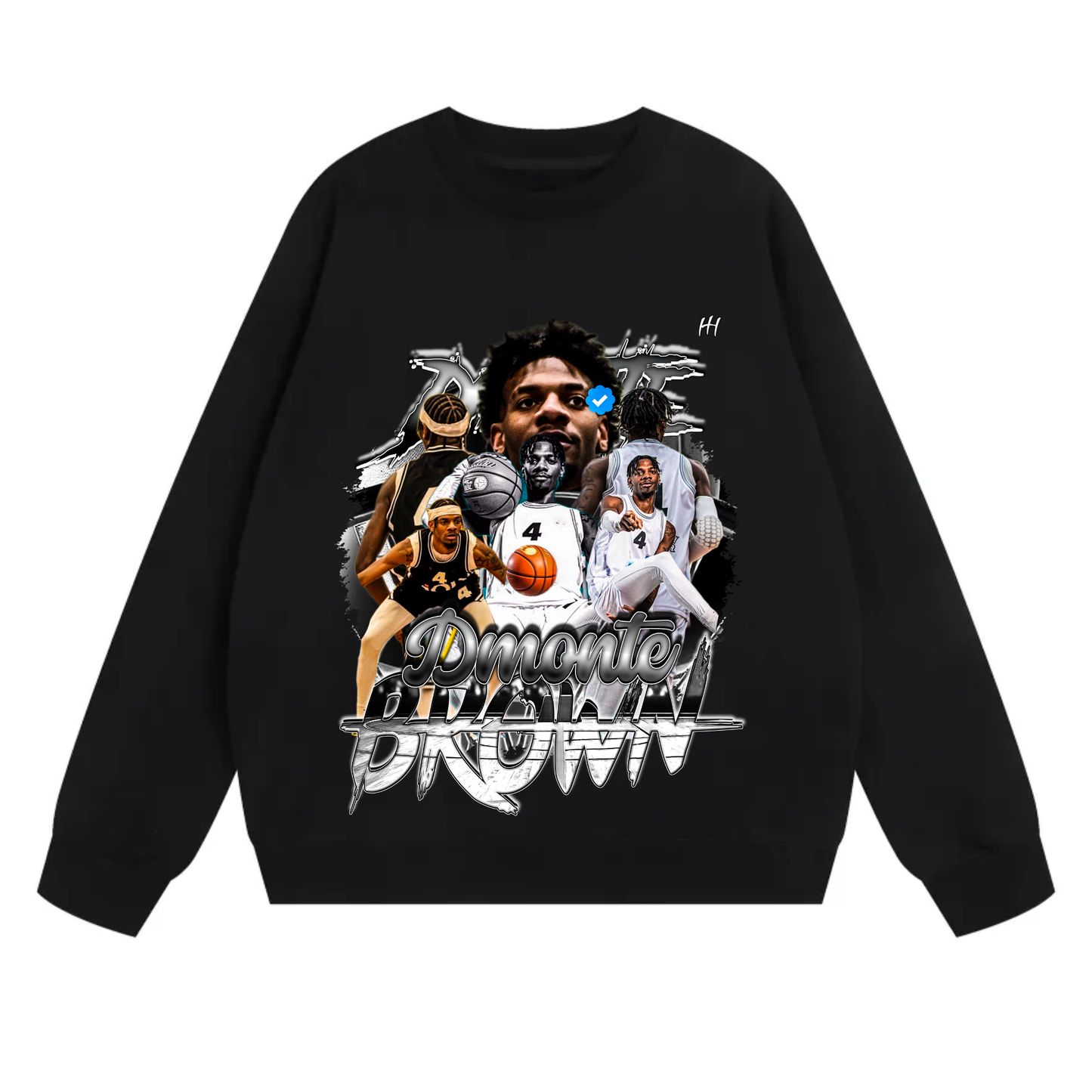 Dmonte Brown Heavyweight Crewneck Sweatshirt