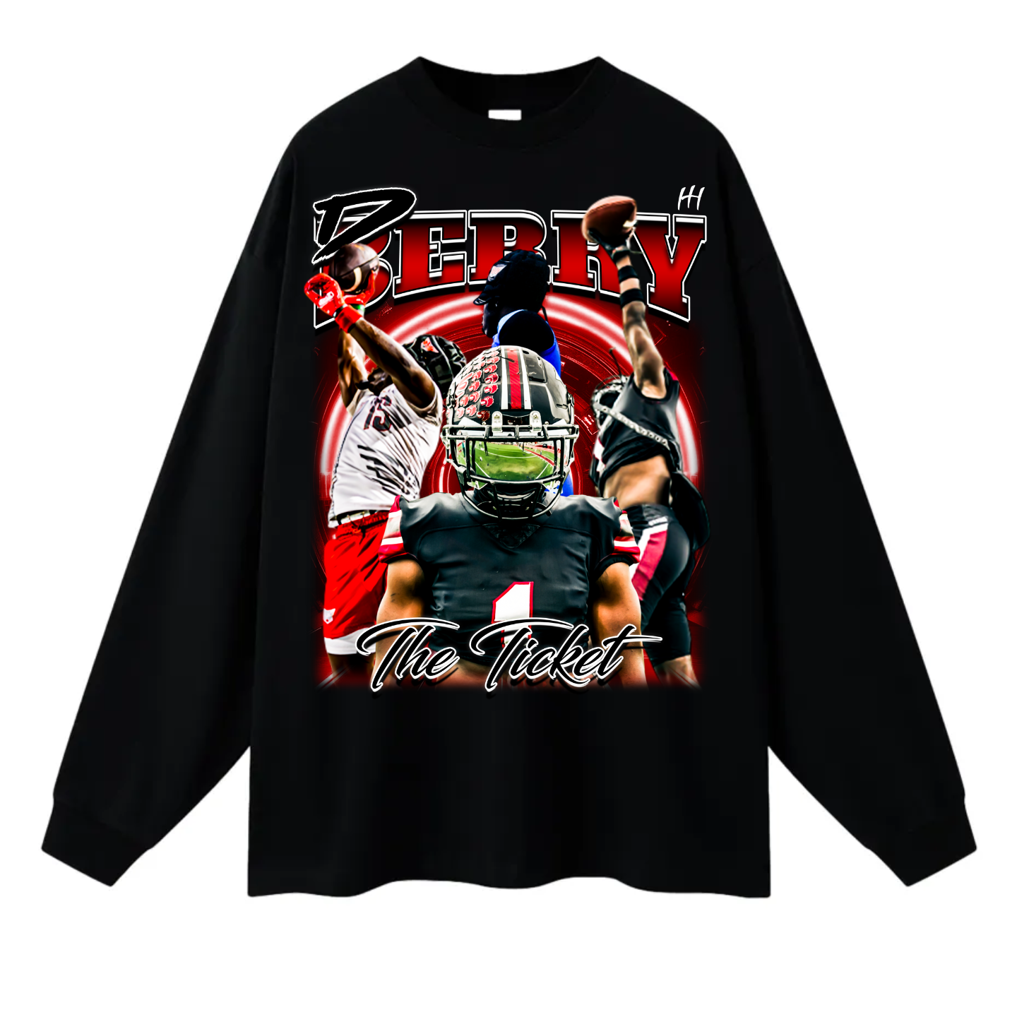 D Berry Long Sleeve Tee