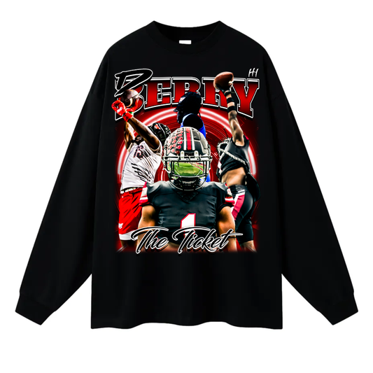 D Berry Long Sleeve Tee