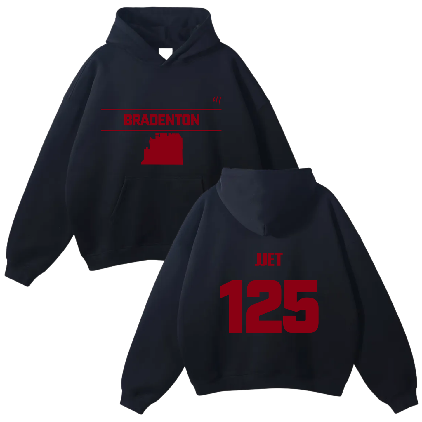 Jaden Roett-Morales Oversize Fleeced Hoodie
