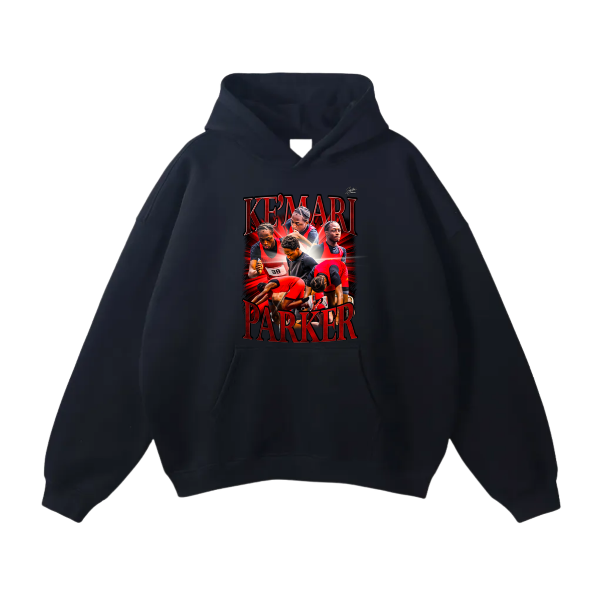 Ke’Mari Parker Oversize Fleeced Hoodie