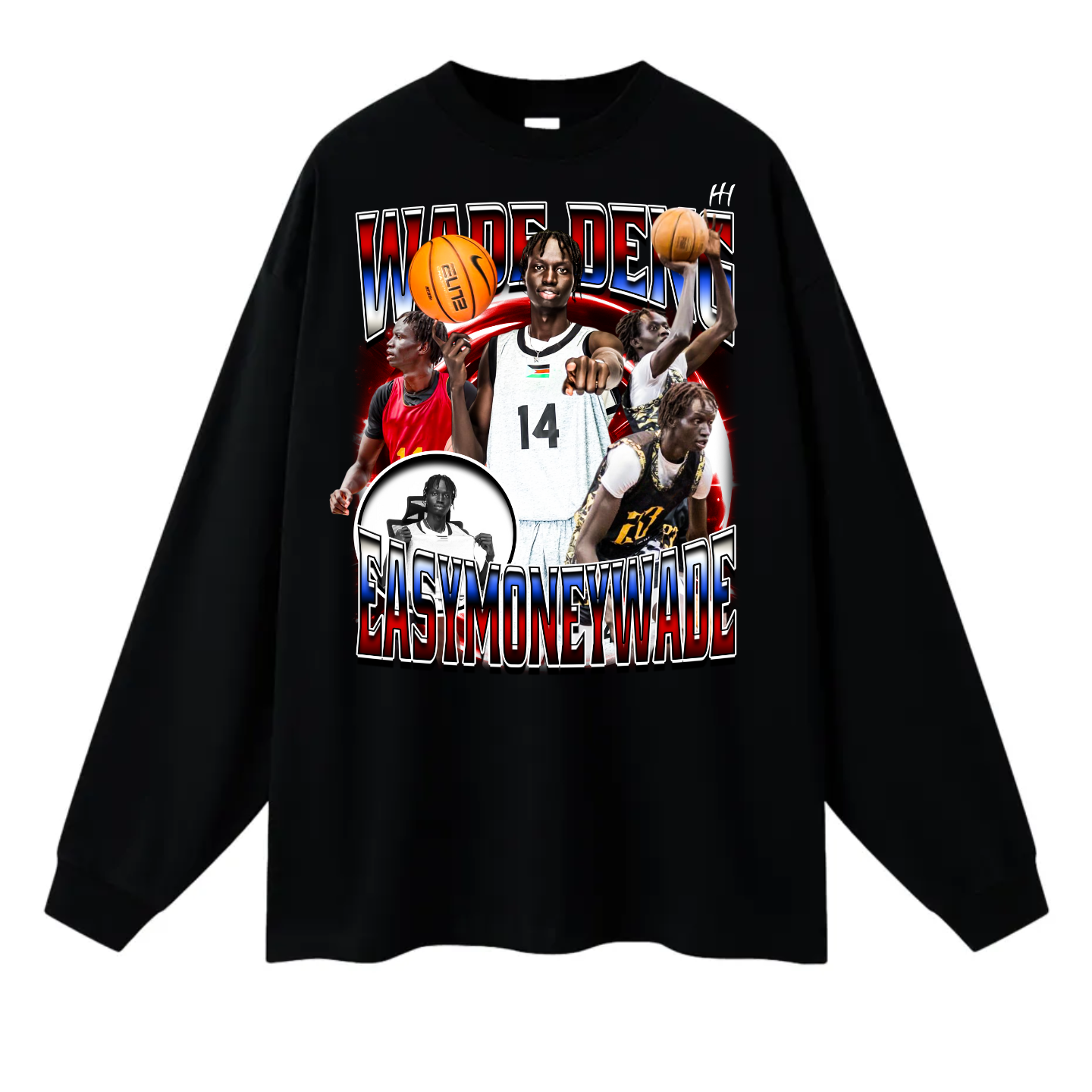 Wade Deng Malual Long Sleeve Tee