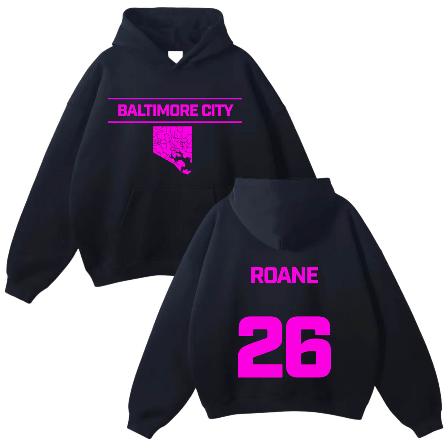 Gabrielle Roane Oversize Fleeced Hoodie