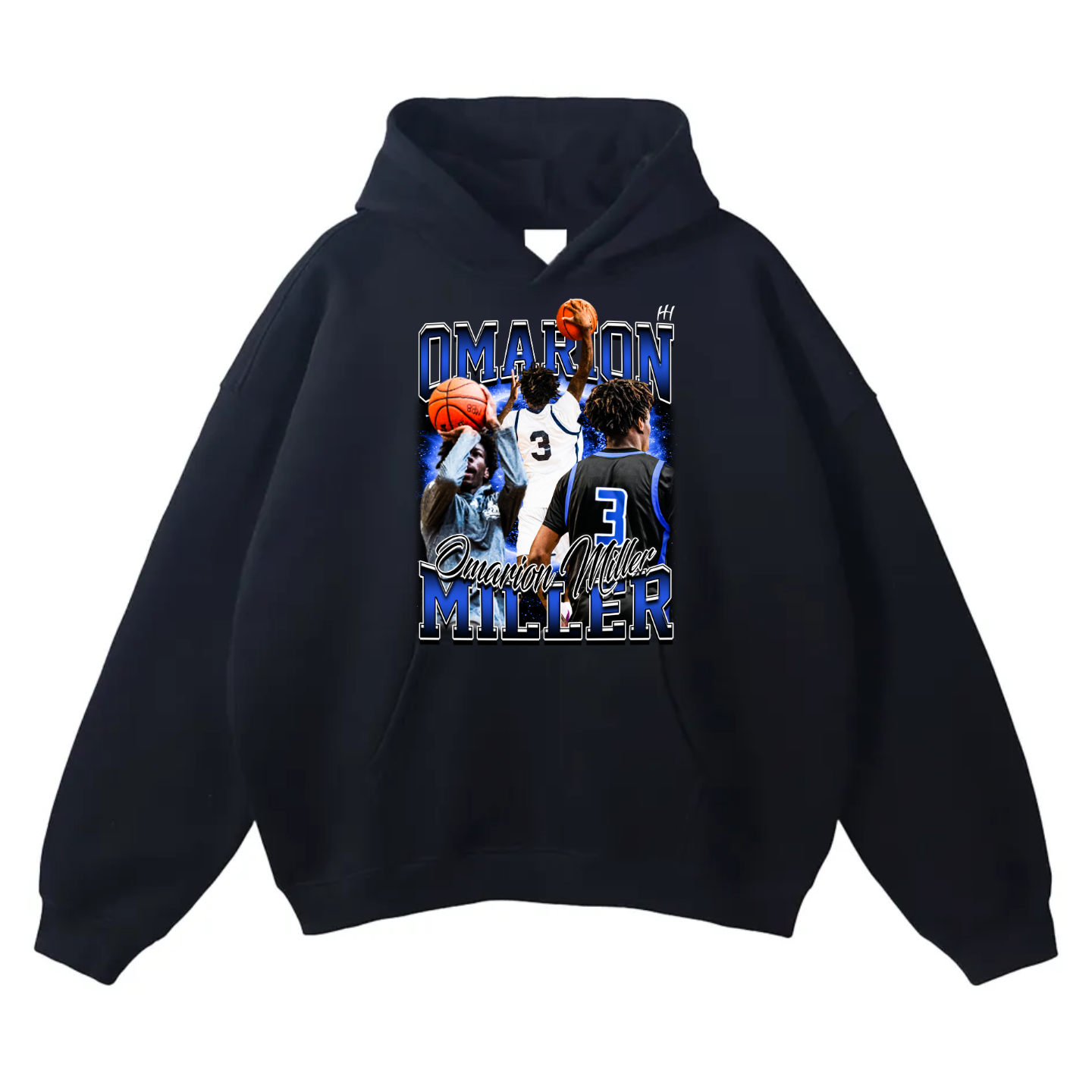 Omarion Jahi Miller Oversize Fleeced Hoodie