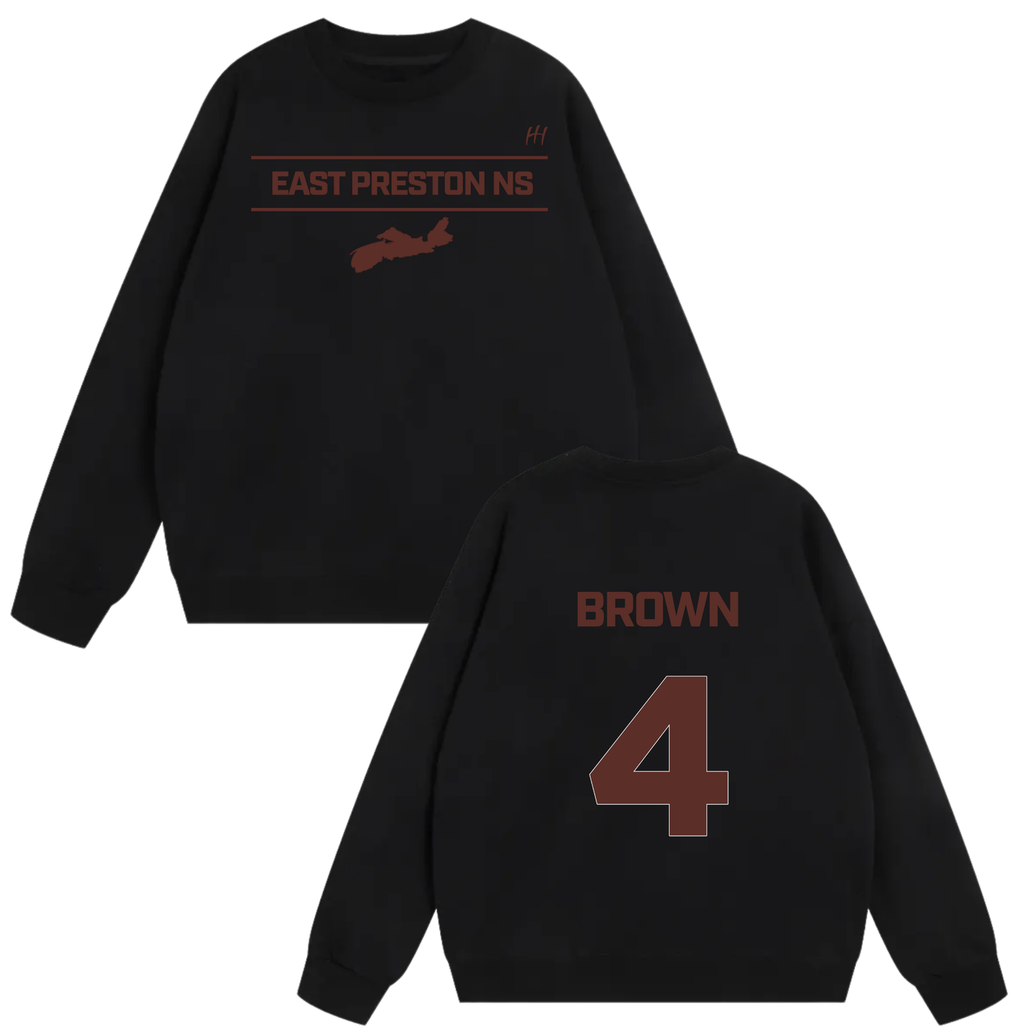 Weston Brown Heavyweight Crewneck Sweatshirt