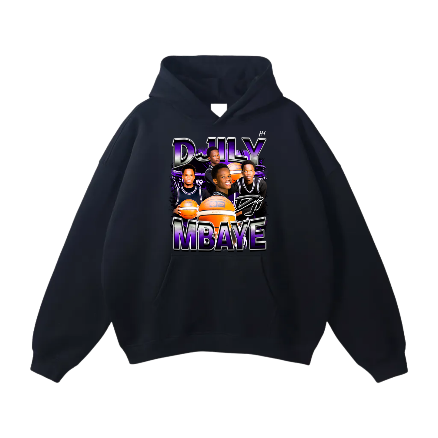 Djily Mbaye Oversize Fleeced Hoodie