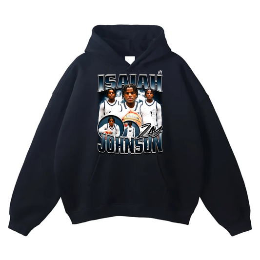 Isaiah Johnson Oversize Fleeced Hoodie