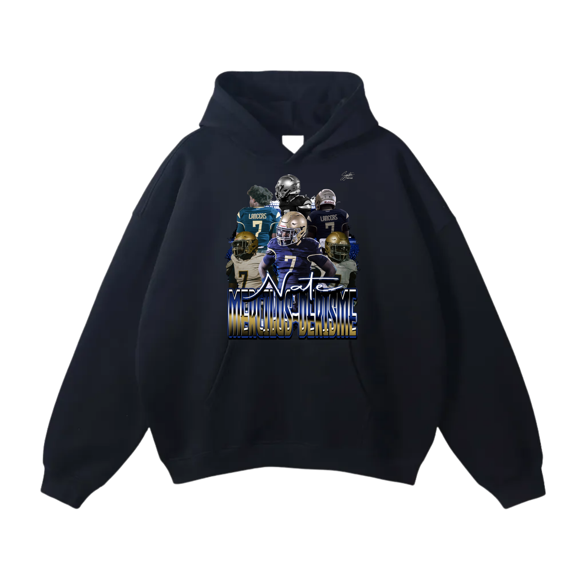 Nate Mercilus Derisme Oversize Fleeced Hoodie