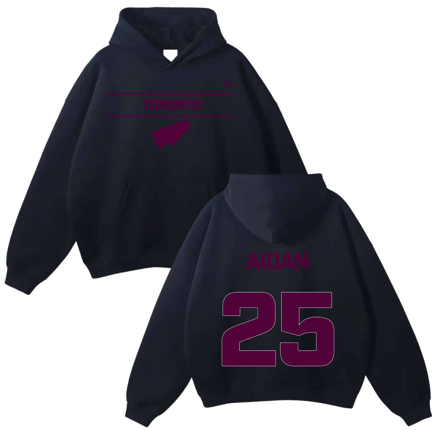 Aidan Simpsons Oversize Fleeced Hoodie