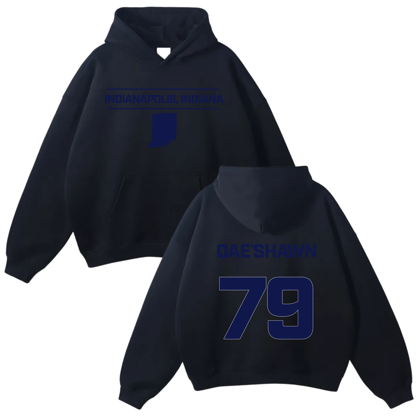 Dae'shawn Tyler Oversize Fleeced Hoodie