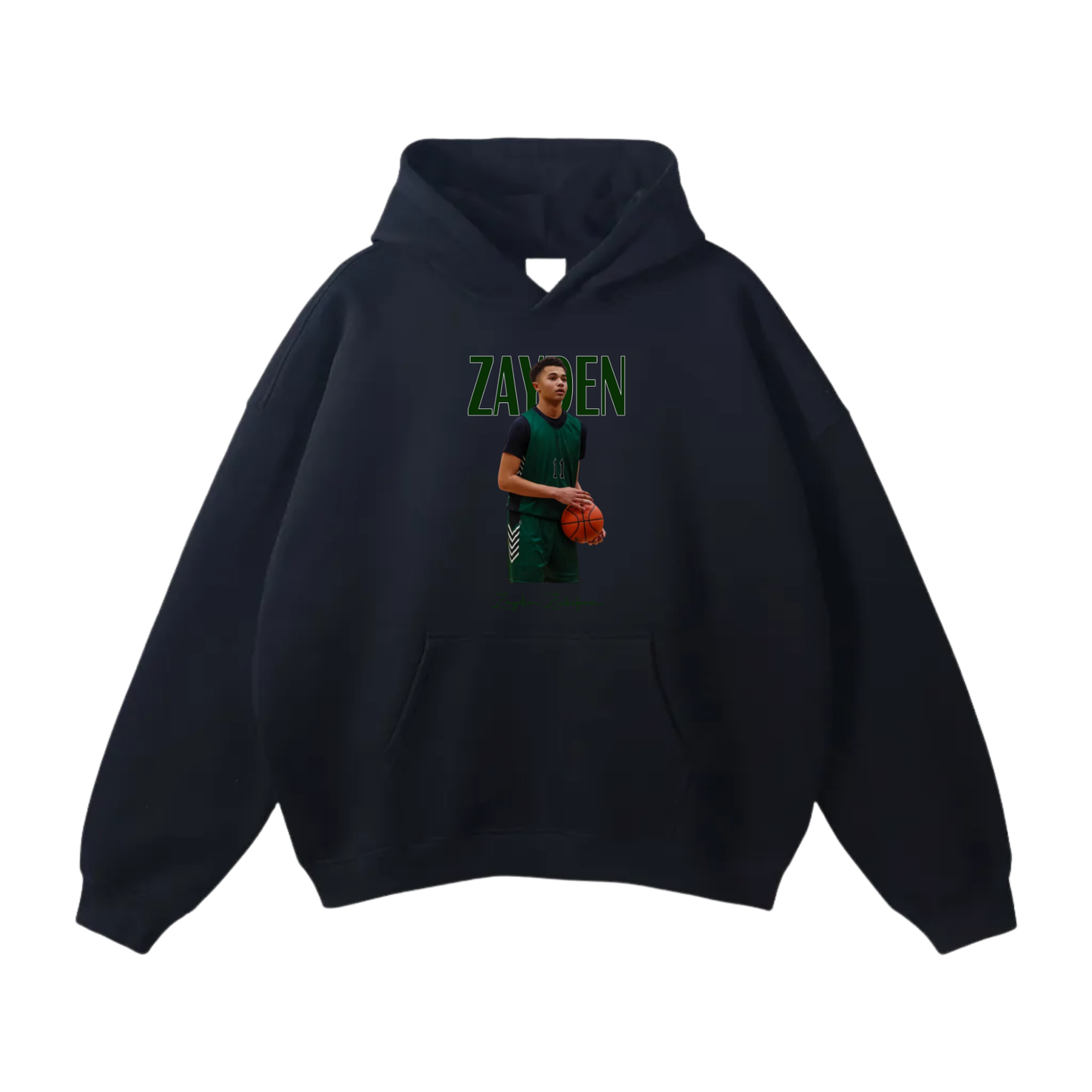 Zayden Zickefoose Oversize Fleeced Hoodie