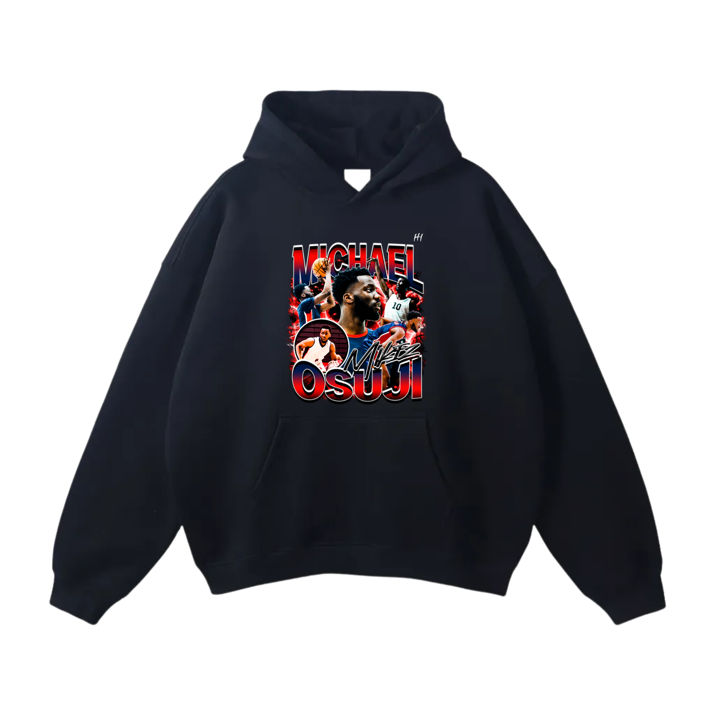 Michael Osuji Oversize Fleeced Hoodie