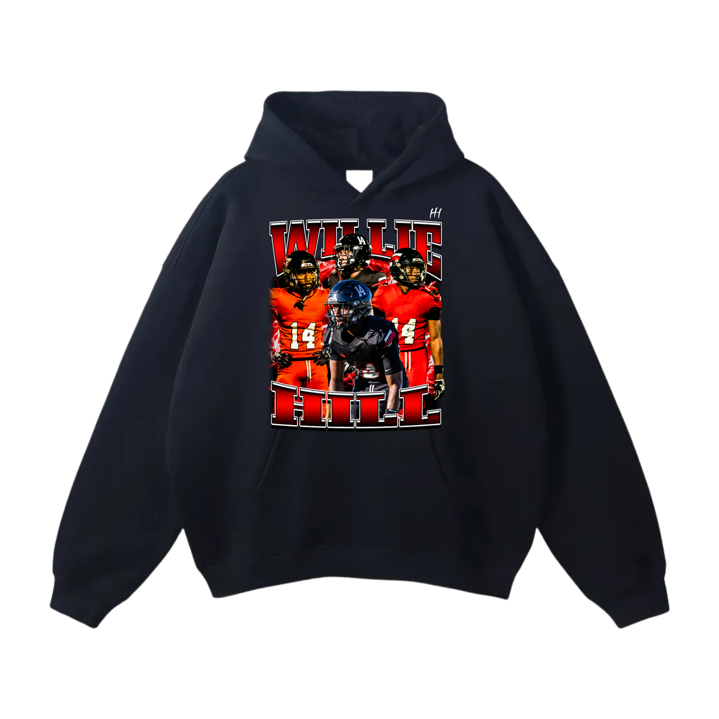 Willie Jayshaun Hill Oversize Fleeced Hoodie