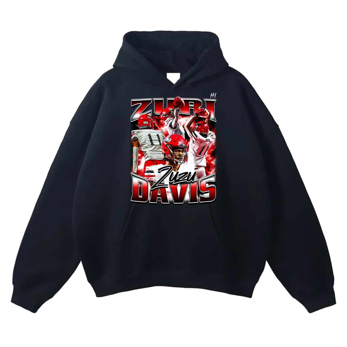 Zuri Davis Oversize Fleeced Hoodie