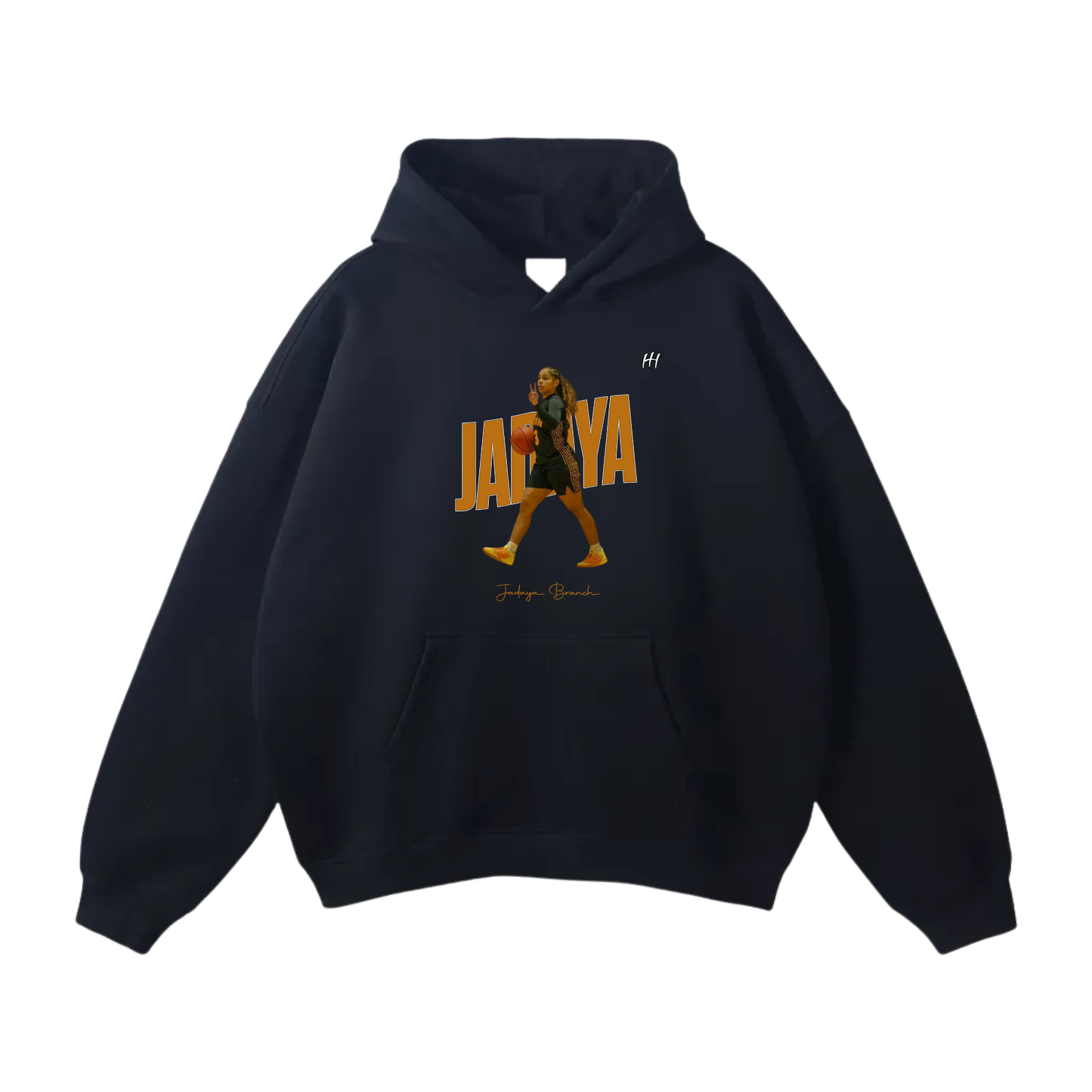 Jadaya Branch Oversize Fleeced Hoodie