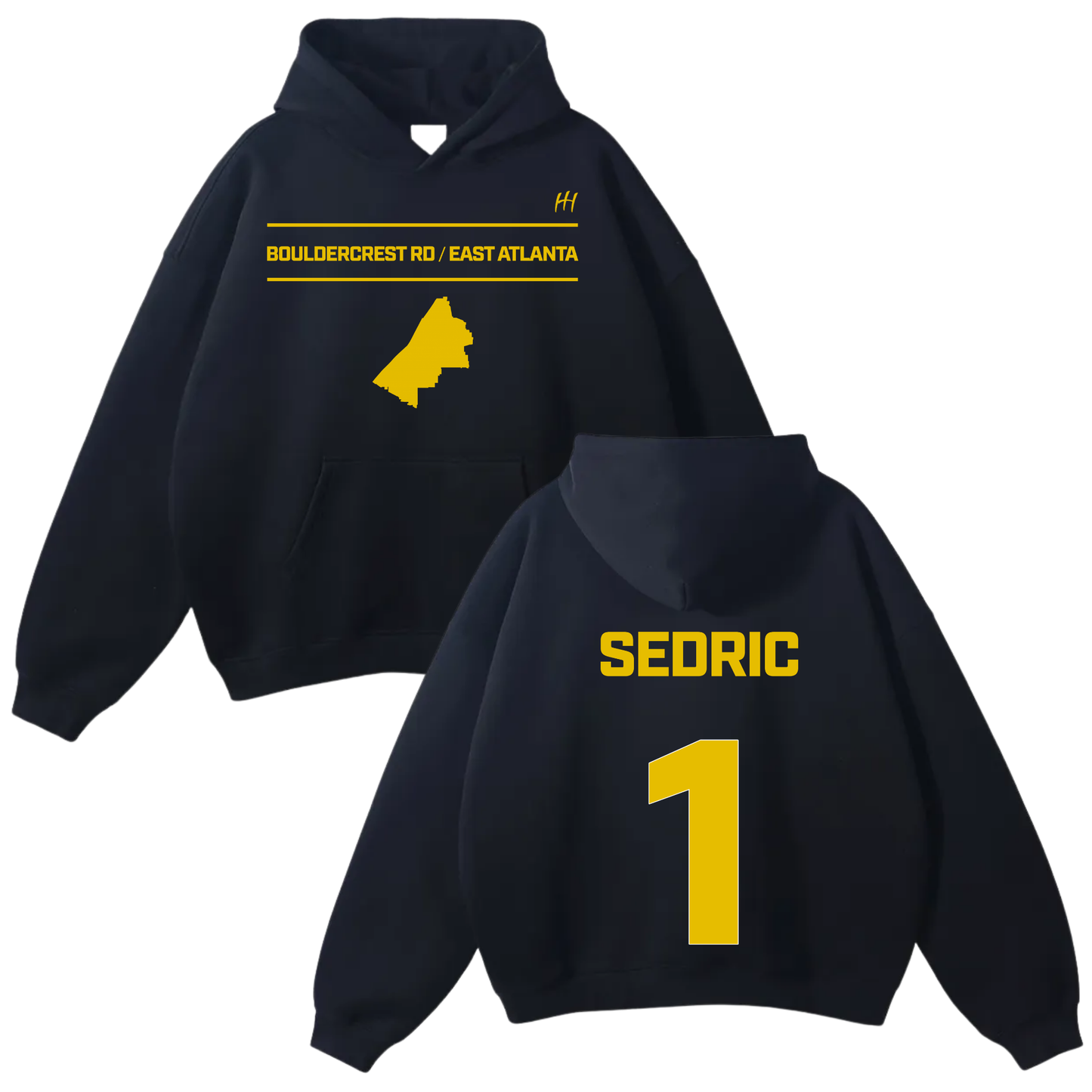 Sedric Jefferson Oversize Fleeced Hoodie