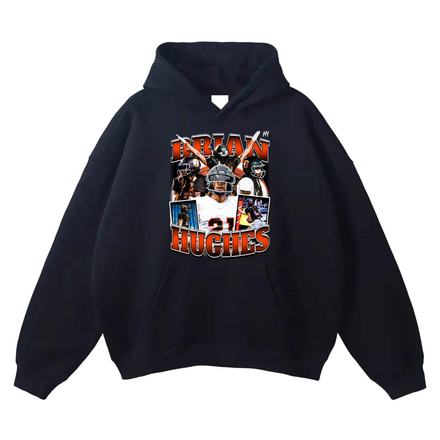 Brian Hughes Oversize Fleeced Hoodie