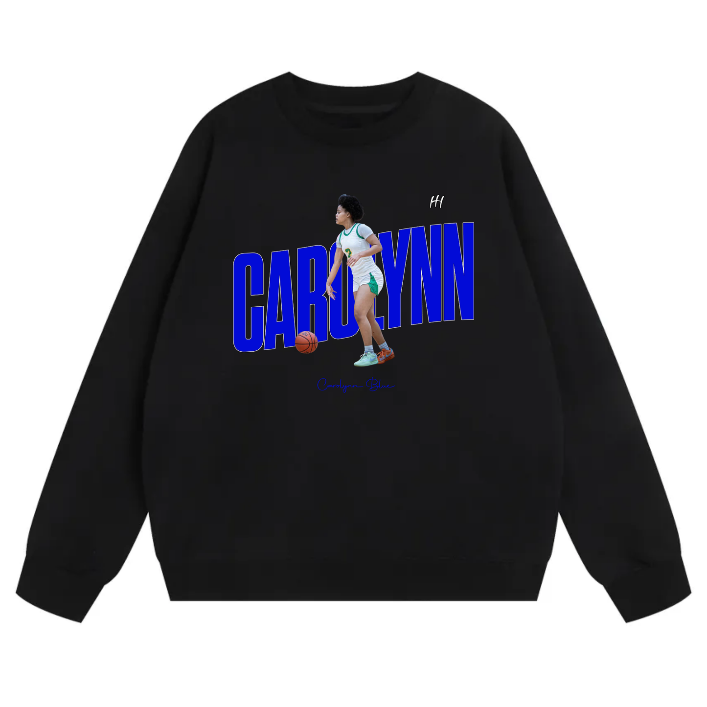 Carolynn Blue Heavyweight Crewneck Sweatshirt