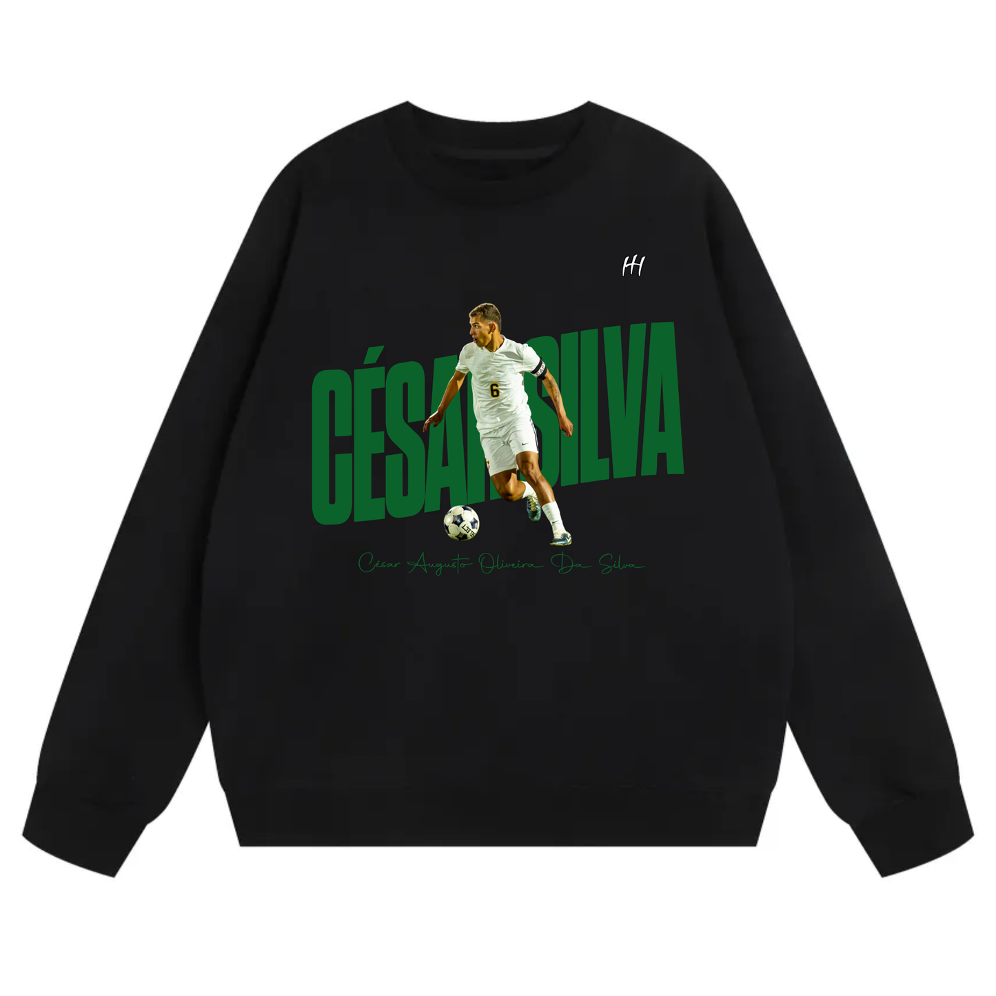 César Augusto Oliveira da Silva Heavyweight Crewneck Sweatshirt