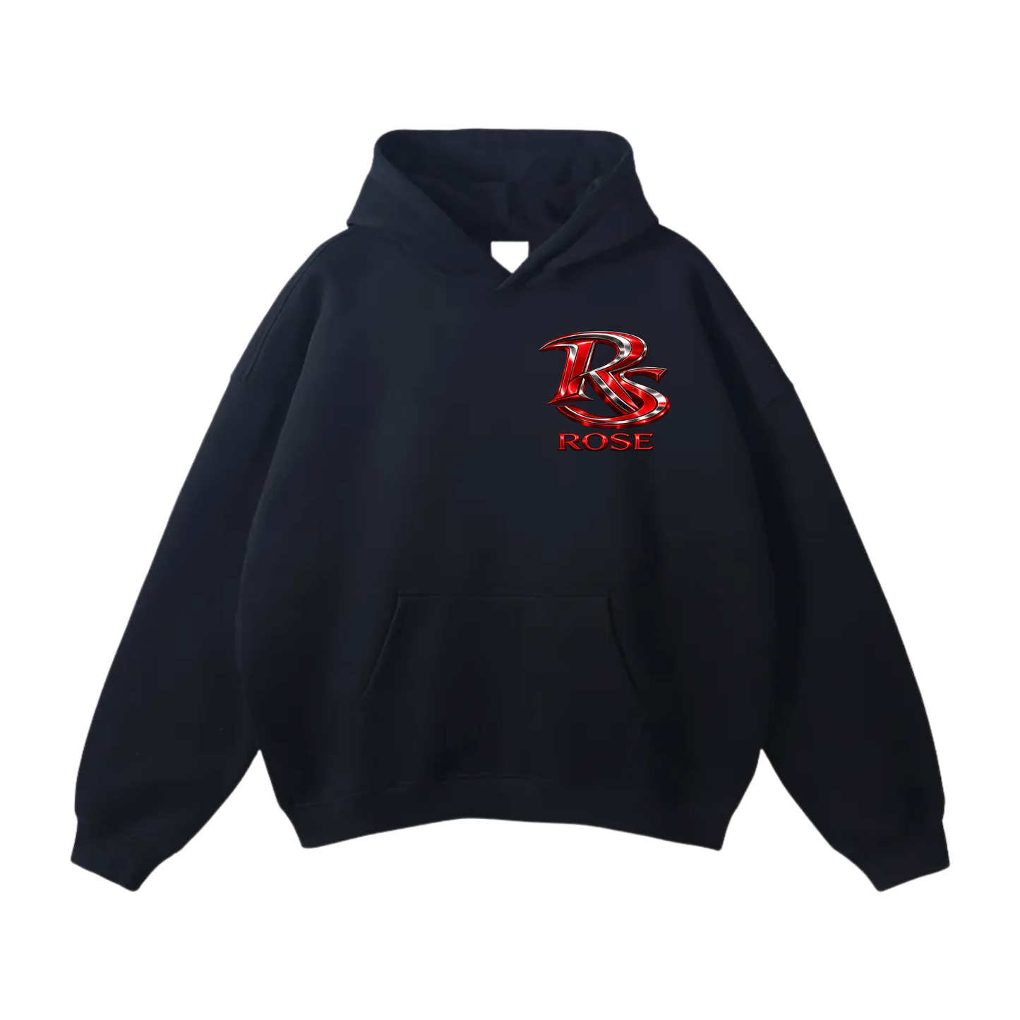 Ahmare Rose Oversize Fleeced Hoodie