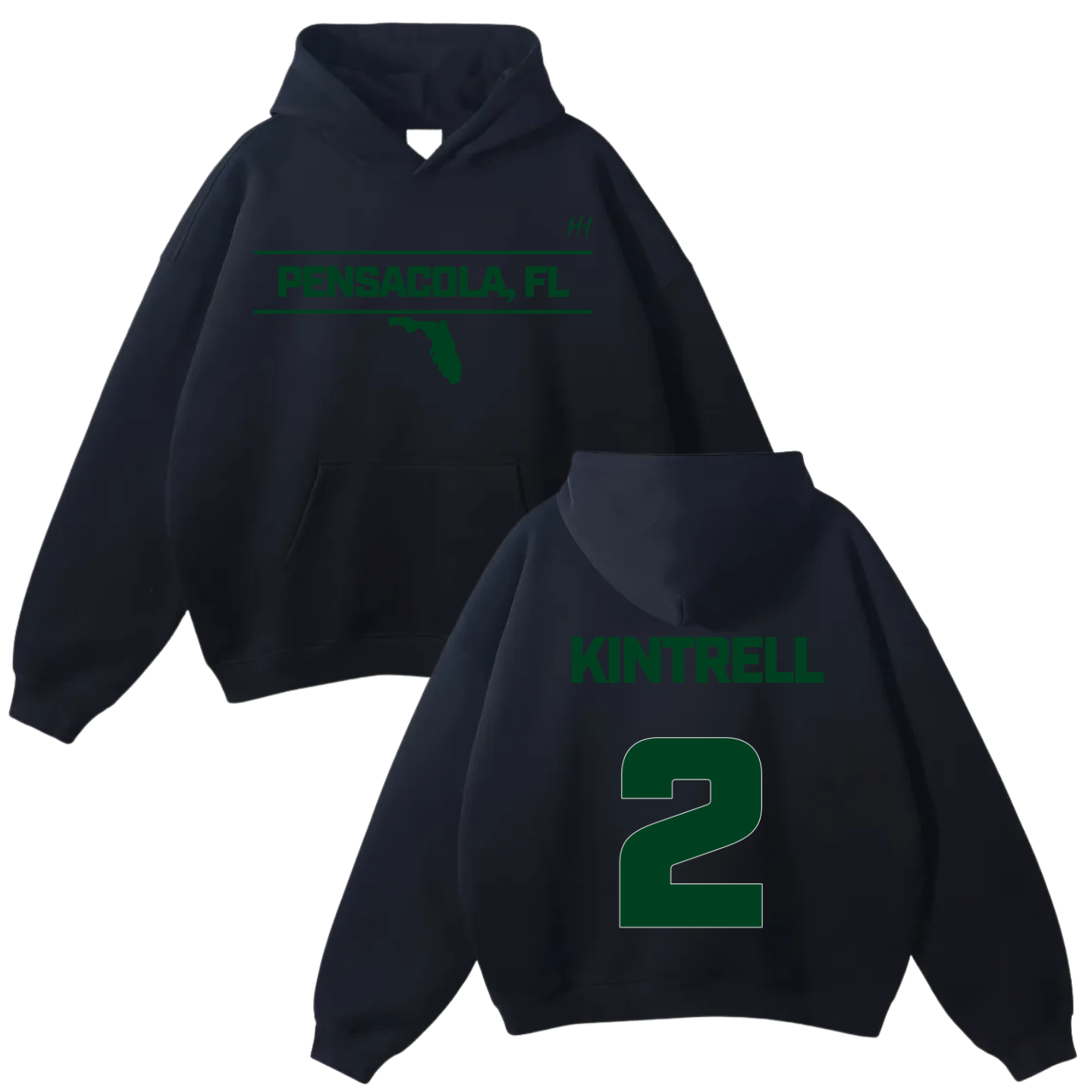 Kintrell Brookins Oversize Fleeced Hoodie