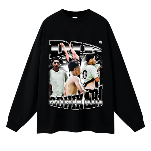 Dip Adhikari Long Sleeve Tee