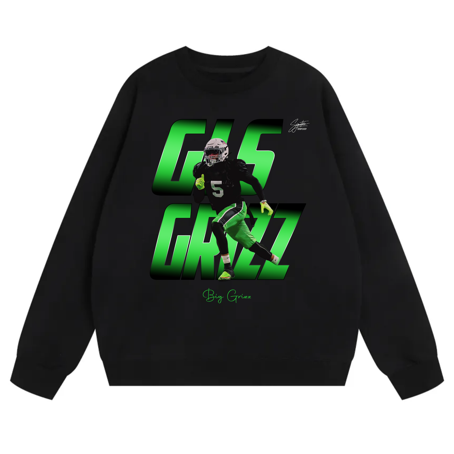 Big Grizz Heavyweight Crewneck Sweatshirt