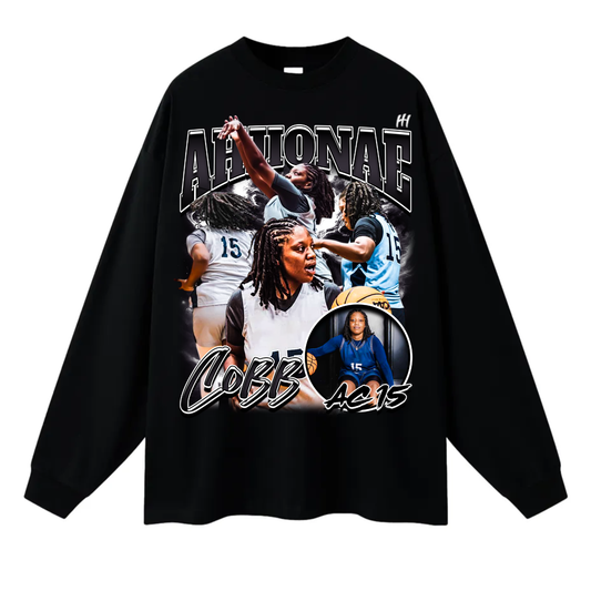 Ahjionae Cobb Long Sleeve Tee