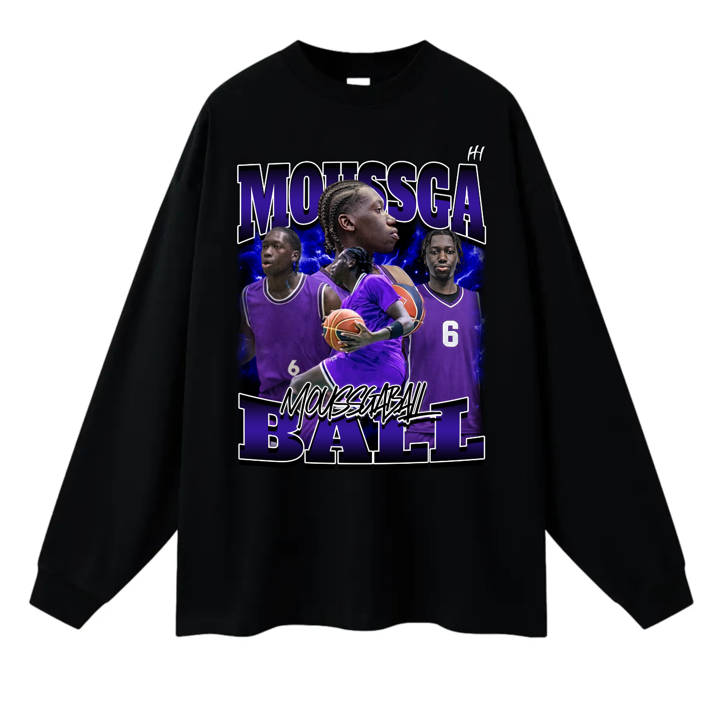 Moussga Ball Long Sleeve Tee