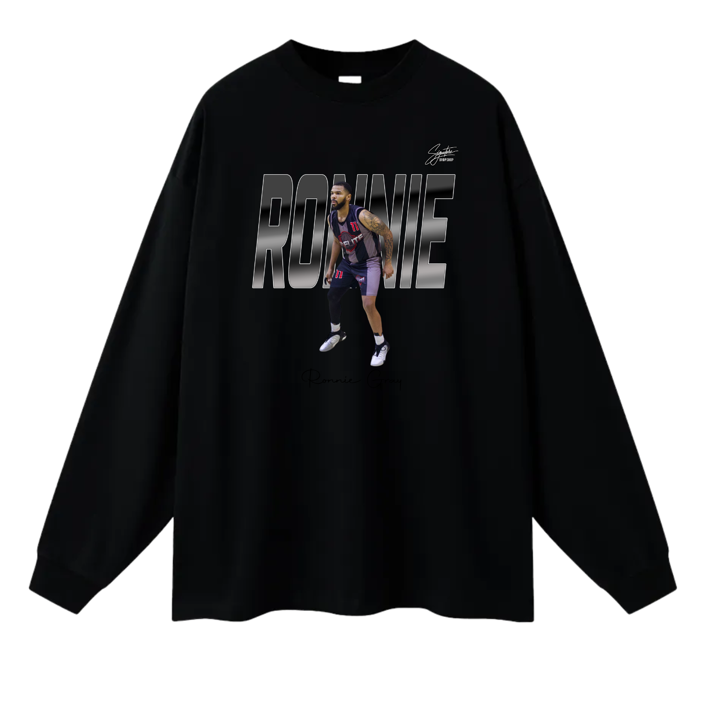 Ronnie Gray Long Sleeve Tee